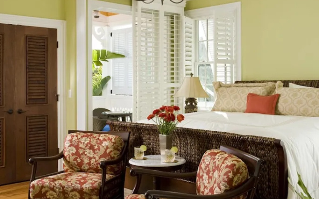 Luxury room with balcony and with pool view