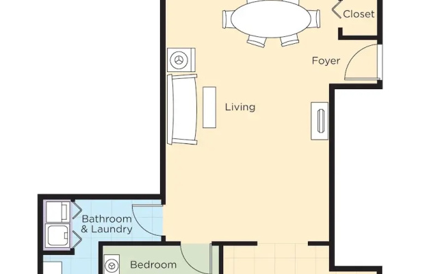 1 Bedroom Standard room with balcony