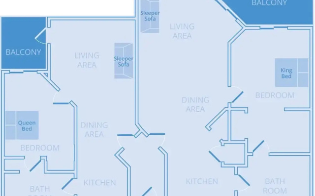 2 Bedrooms Suite
