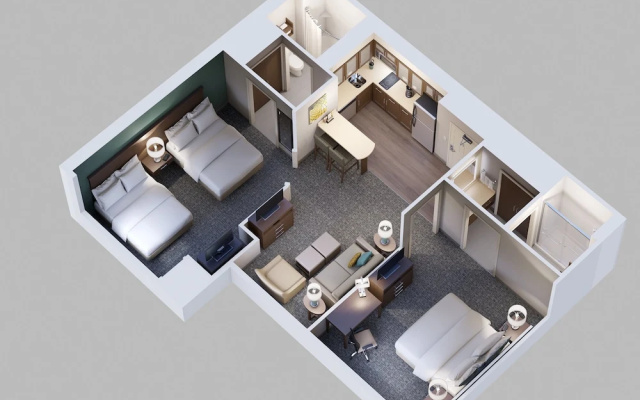 2 Bedrooms Suite
