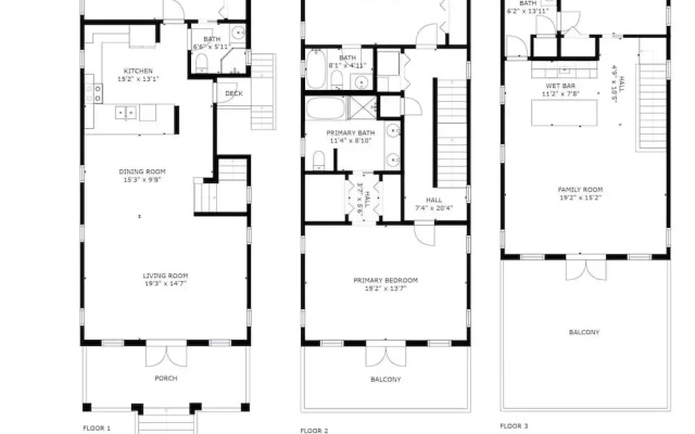 4 Bedrooms Cottage with balcony