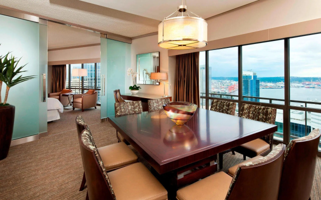 1 Bedroom Deluxe Double Suite with city view