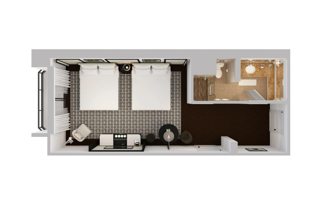 Standard Double room with bay view