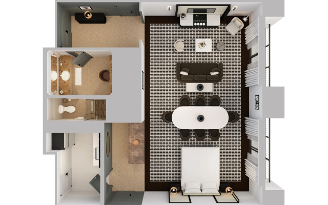 Suite with balcony