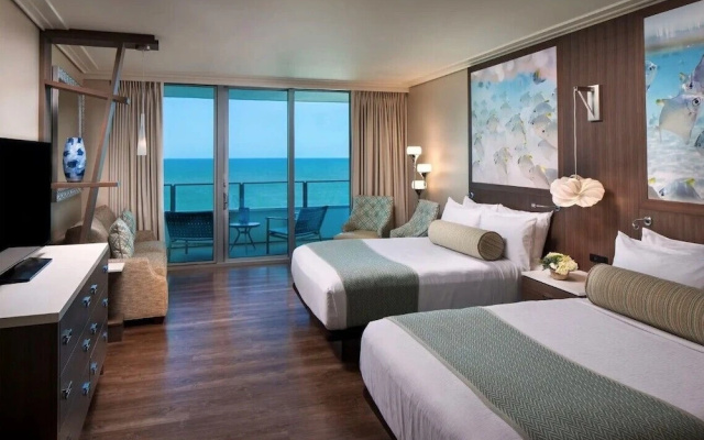 Standard Quadruple room with balcony and with bay view