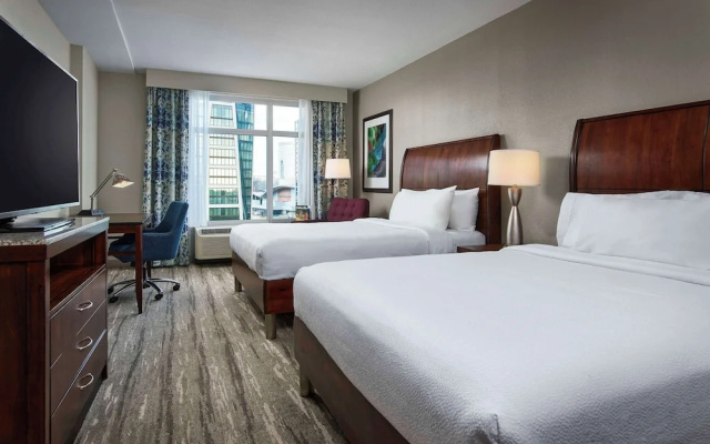 Quadruple room with view