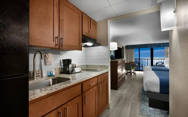 Standard Quadruple room with balcony and with view