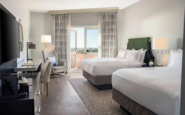 Deluxe Quadruple room with balcony and with view