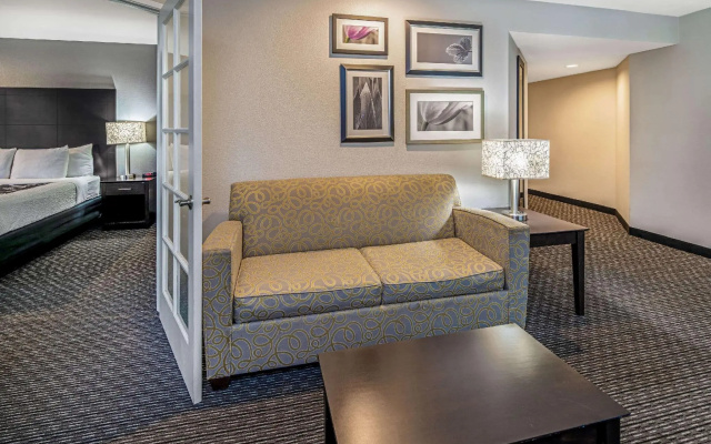 Mobility Accessible with Roll-In Shower Double Suite