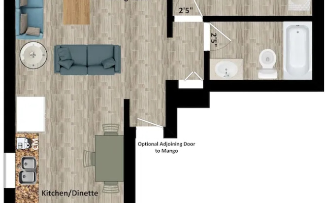 Double Suite with balcony and beachfront