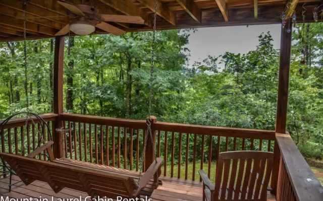 Cottage with balcony