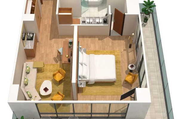 1 Bedroom Suite with balcony
