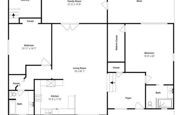 4 Bedrooms Cottage with balcony