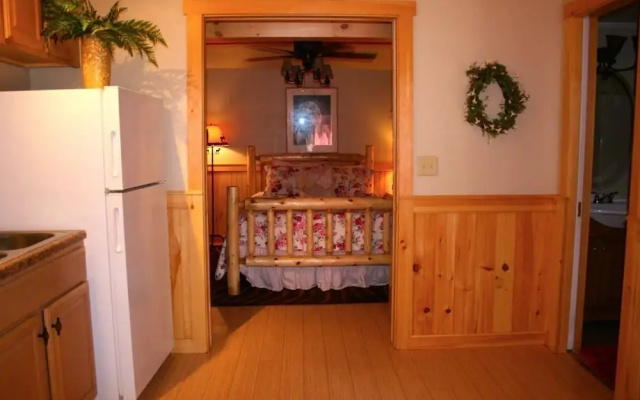 Cottage with balcony