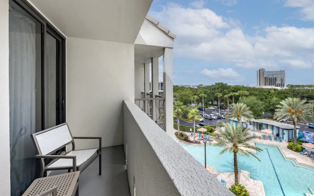Standard Double room with balcony and with pool view
