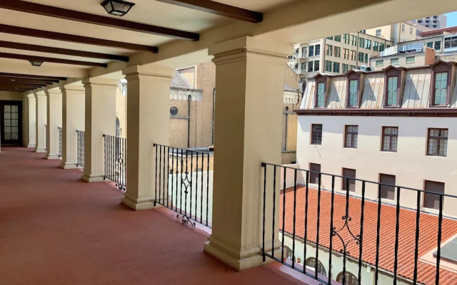 Standard Quadruple room with balcony and with river view