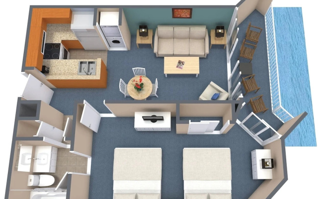 1 Bedroom Standard Double room oceanfront