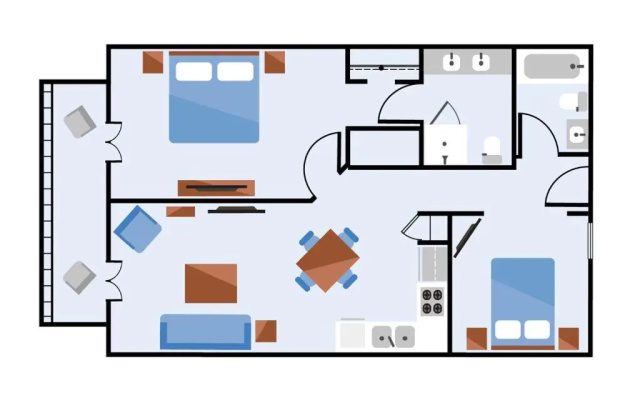 Apartment with sea view