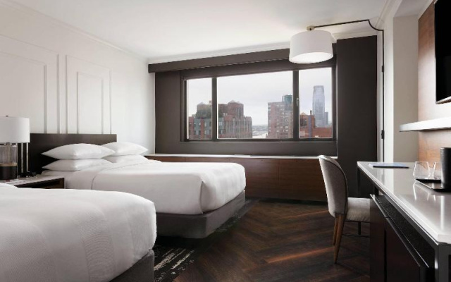 Deluxe Quadruple room with Hudson river view