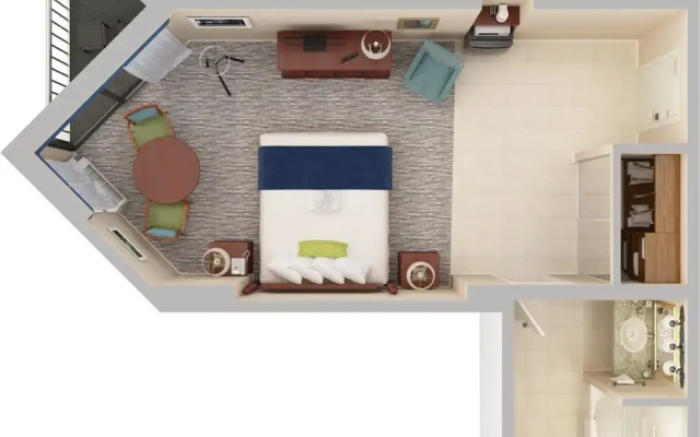 Standard Double room with balcony and with ocean view