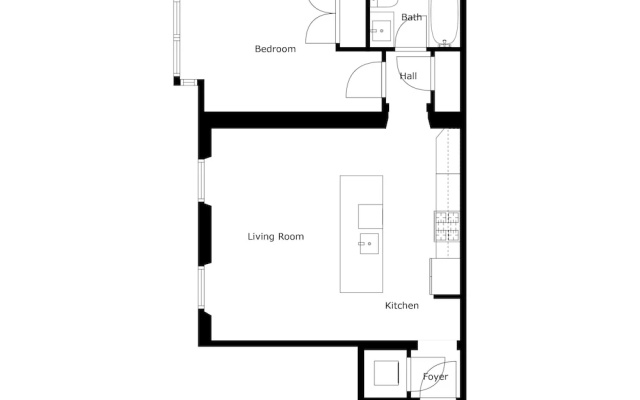 1 Bedroom Luxury Apartment with city view