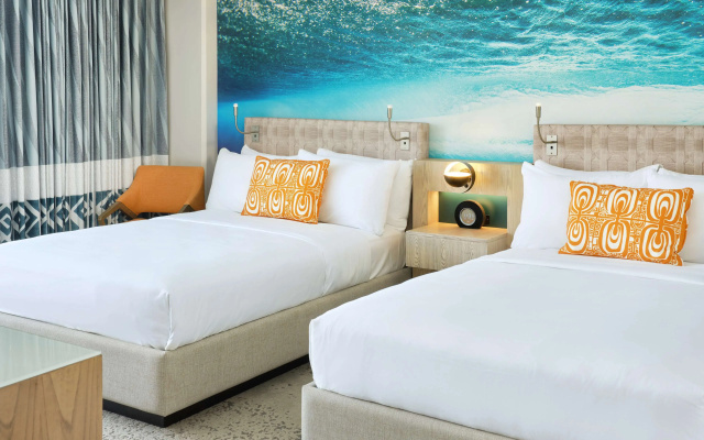 Quadruple room with partial ocean view