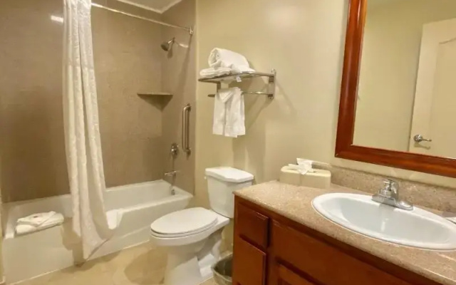 Deluxe Quadruple room with balcony and with pool view