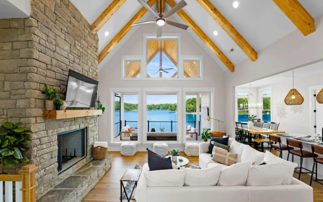 Cottage with balcony