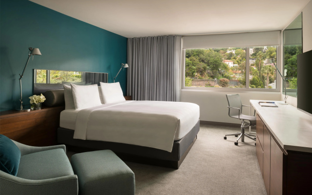 Double room with Hollywood Hills view