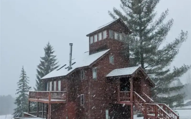 Cottage with balcony