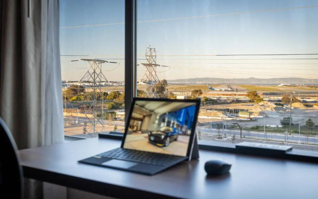 Studio with bay view