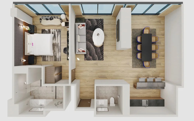 1 Bedroom Penthouse Suite