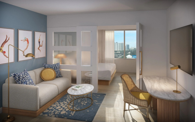 1 Bedroom ADA Double Suite City View