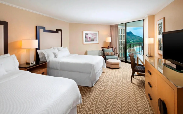 Tower No Balcony Twin room Diamond Head View and with ocean view
