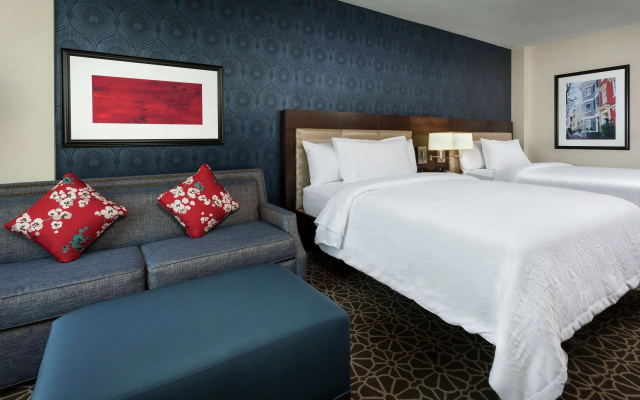Mobility Accessible with Tub Hearing Accessible Double Deluxe Room
