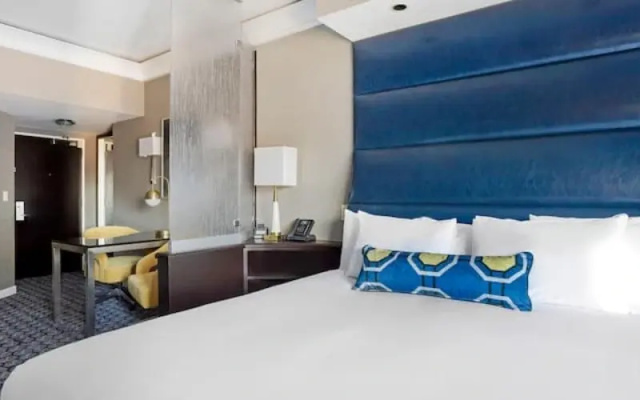 1 Bedroom Hearing Accessible Roll-in Shower Double Suite