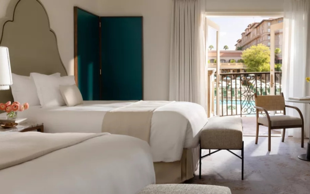Lanai Double room with balcony and with pool view