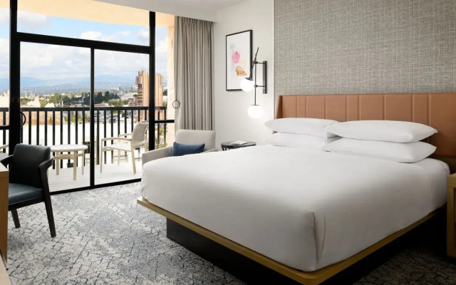 Double Club room with Theme park view