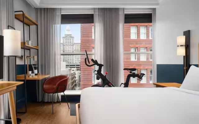 With Peloton Bike Double room