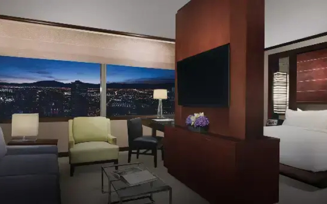 Vdara Double Suite with fountain view