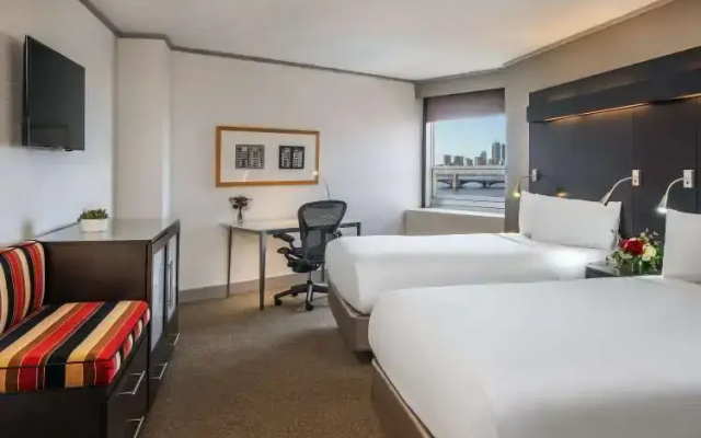 Quadruple room with partial river view