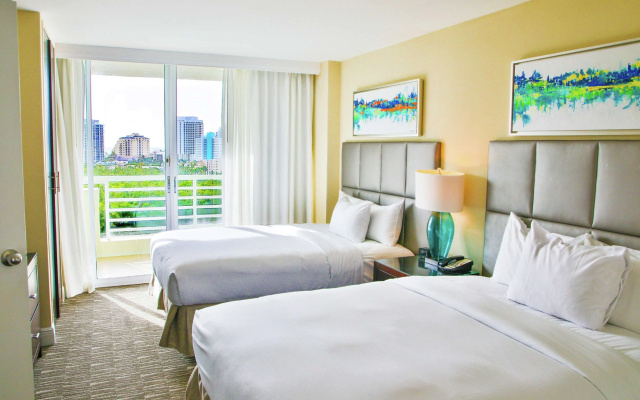 Intracoastal view Quadruple Suite with balcony