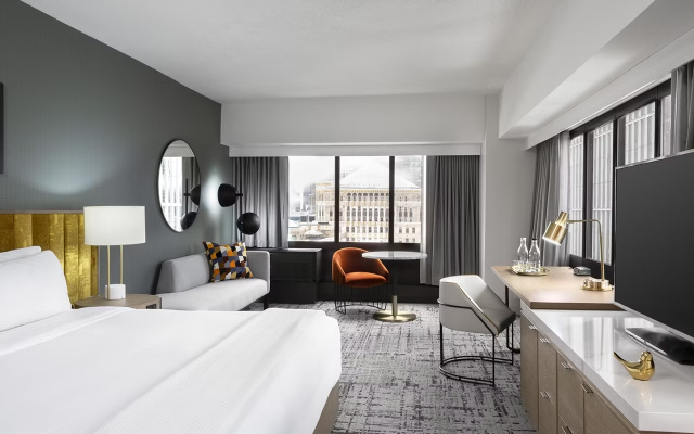 Grand Double room with Chicago Skyline view