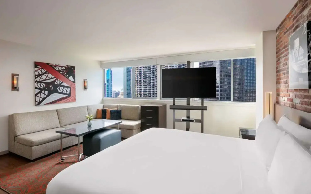 Double Columbus Studio with view