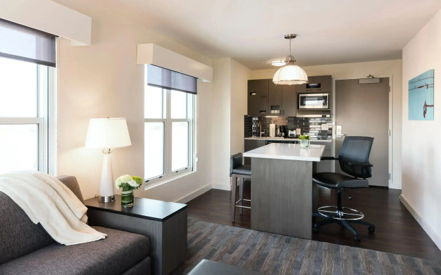 Accessible Roll-In Shower Double  Studio with Kitchen and Sofa Bed