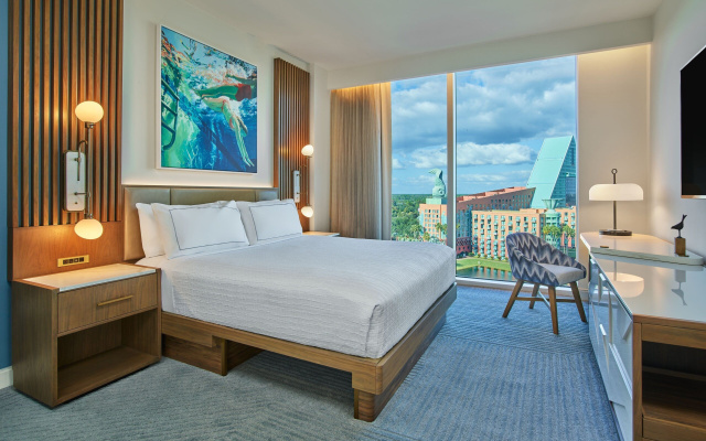 1 Bedroom Chairman Epcot View Double Suite with balcony