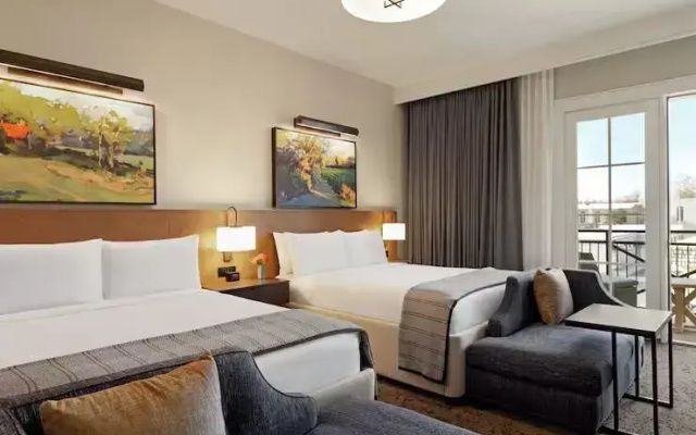 Hearing Accessible Quadruple Guest room with balcony