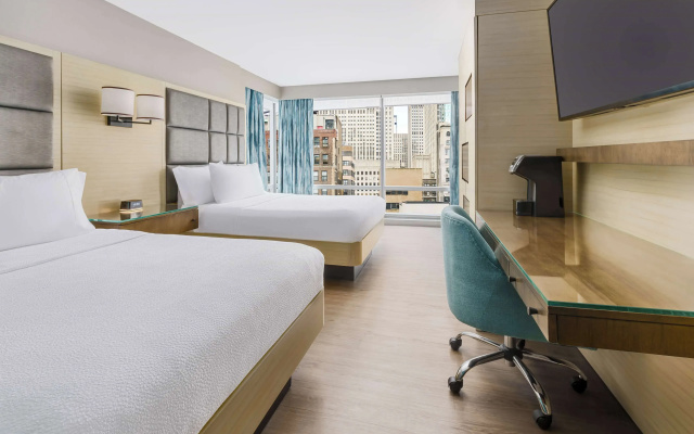 Hearing Accessible room with city view