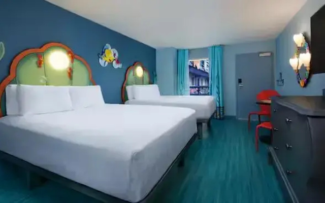 Accessible Hearing Visual Alarms and Notifications Twin The Little Mermaid Standard room