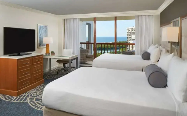 Twin room with gulf view